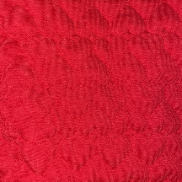 Janie and Jack girls red quilted heart dress with white collar size 8 NWOT - Picture 3 of 7